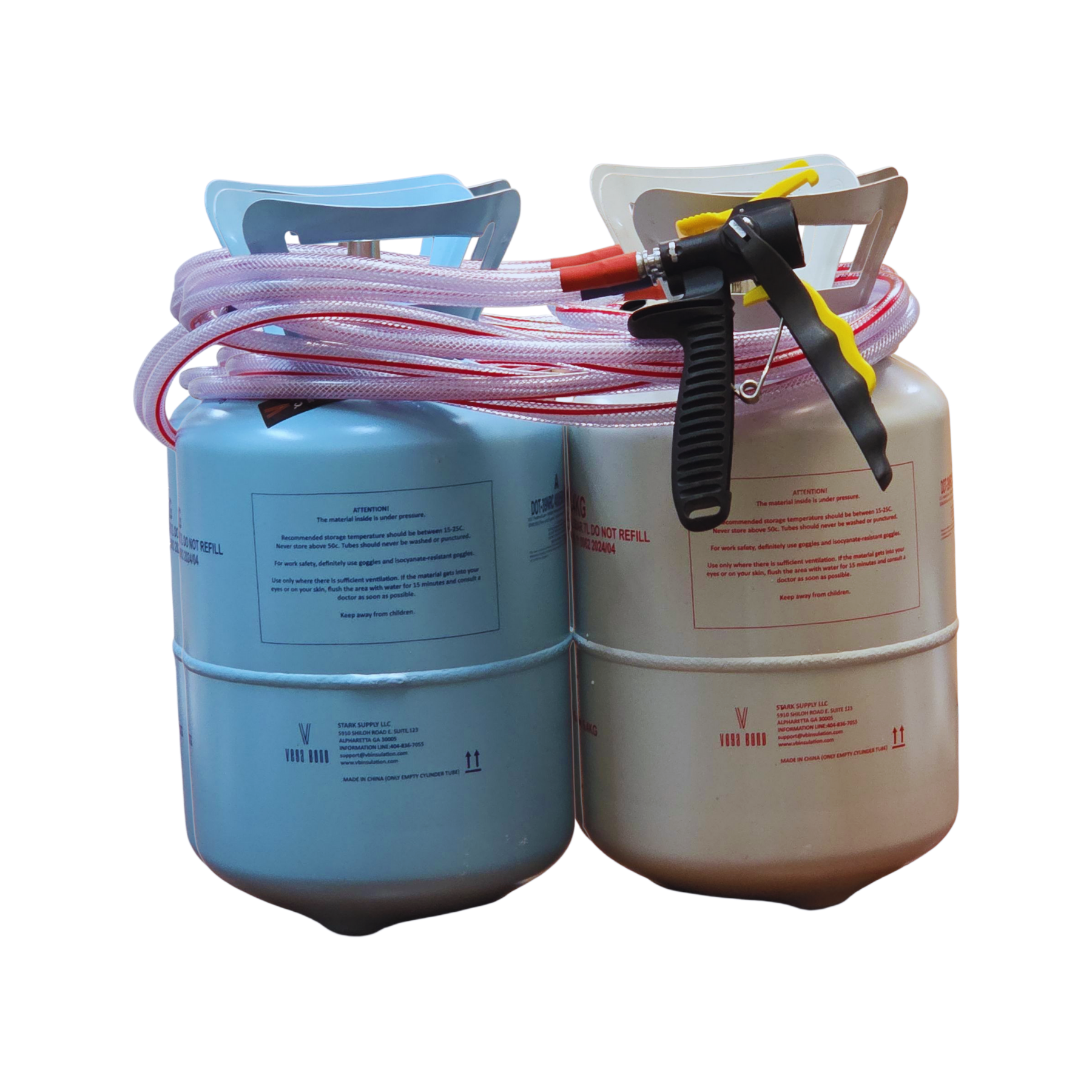 Open-Cell Injection Foam Kit – Retrofit Wall Cavity Insulation (35 cu.ft., Slow-Rise, Green Foam)